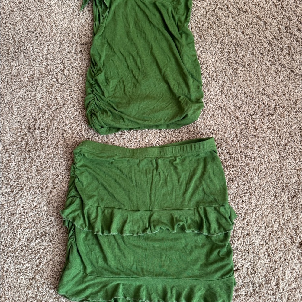 Green Women's Skirt